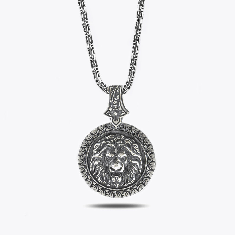 Löwe Halskette Anhänger 925 Silber CLMR0271