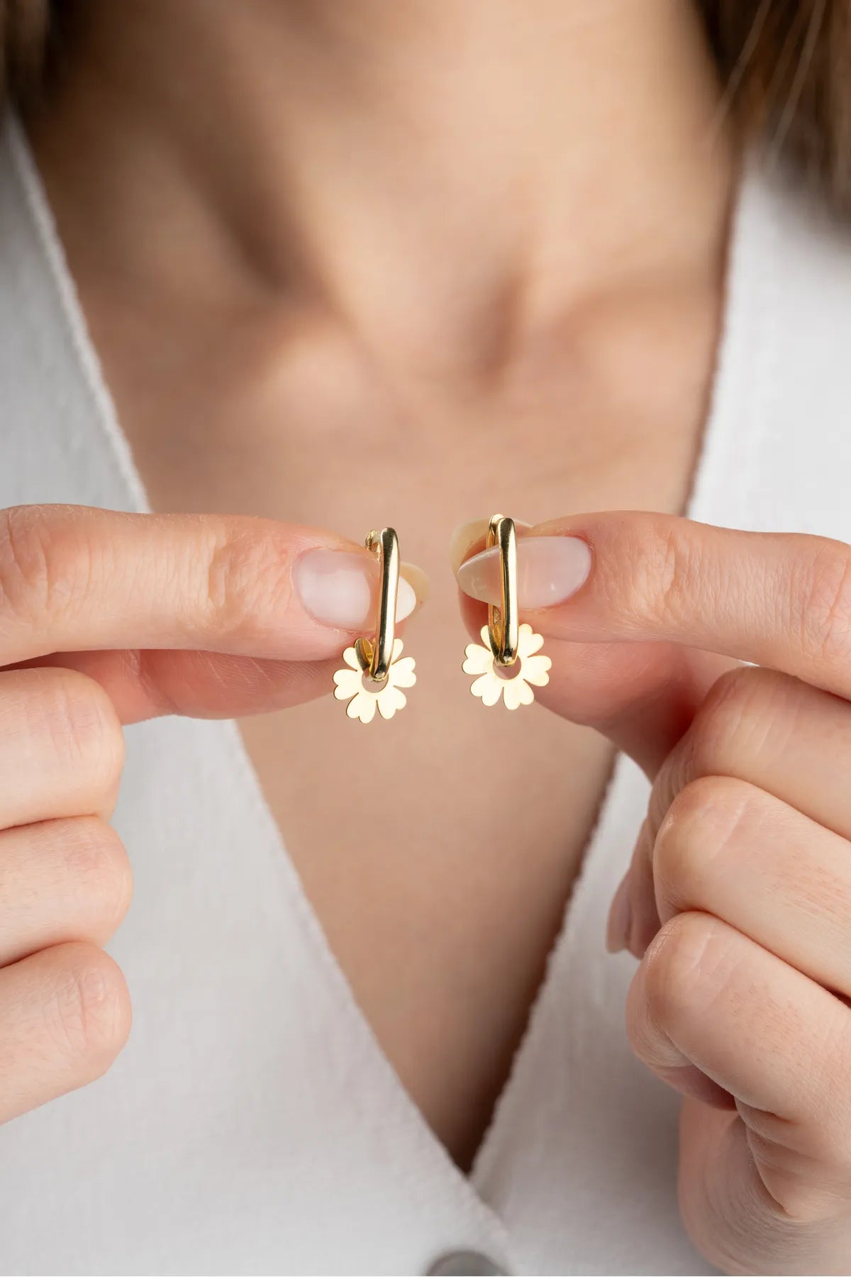 Flora Doré – 925 Sterling Silver Oorbellen