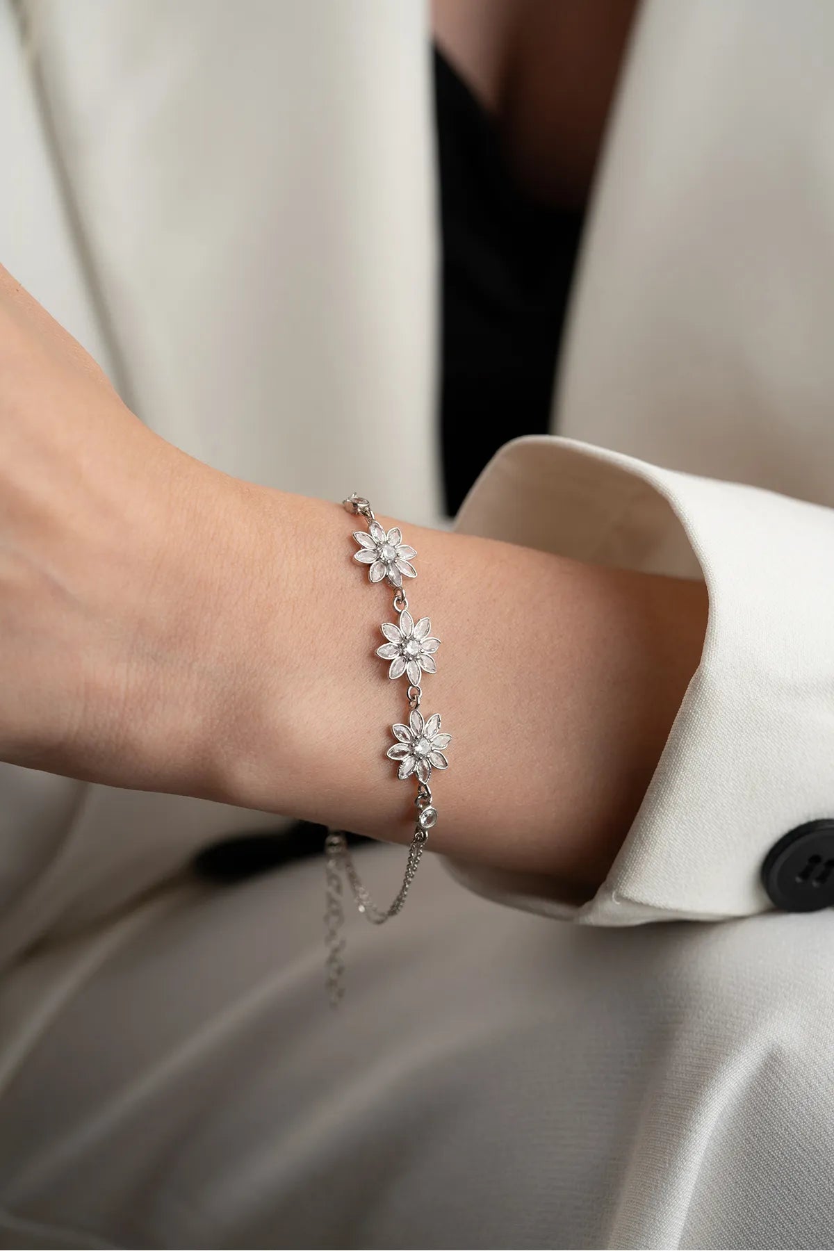 Lotus Glow Armband - 925 Silber - Bylydian