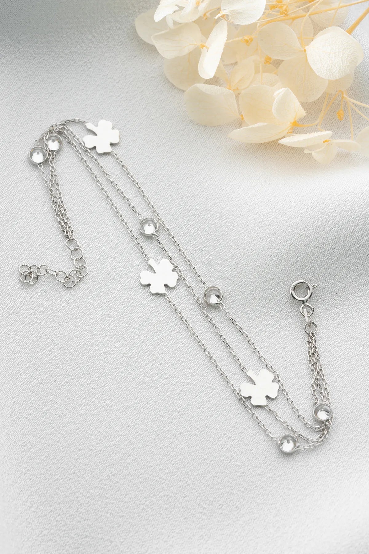 Glücksschichten Armband - 925 Silber