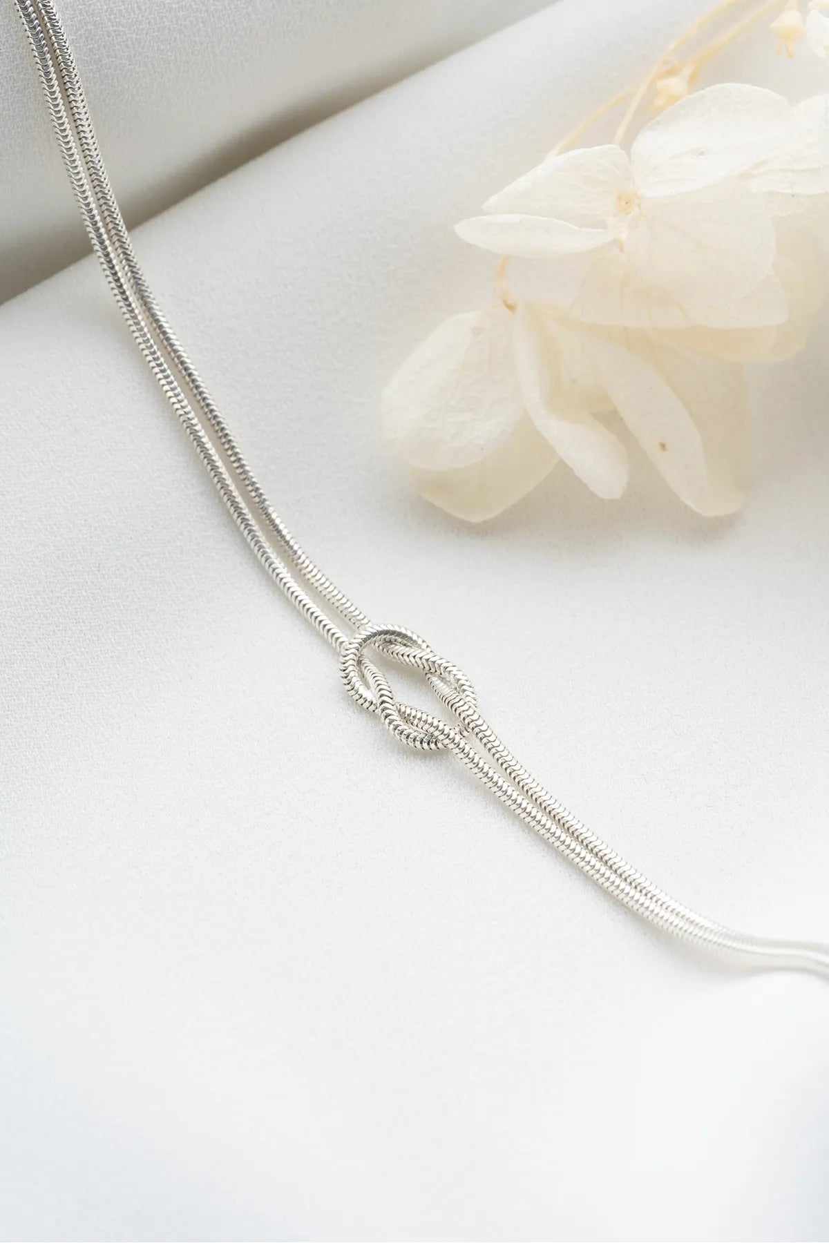 Liebesknotenarmband - 925 Silber