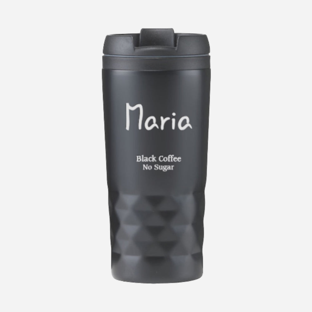 Graphic Mug Thermobecher mit Text -D5