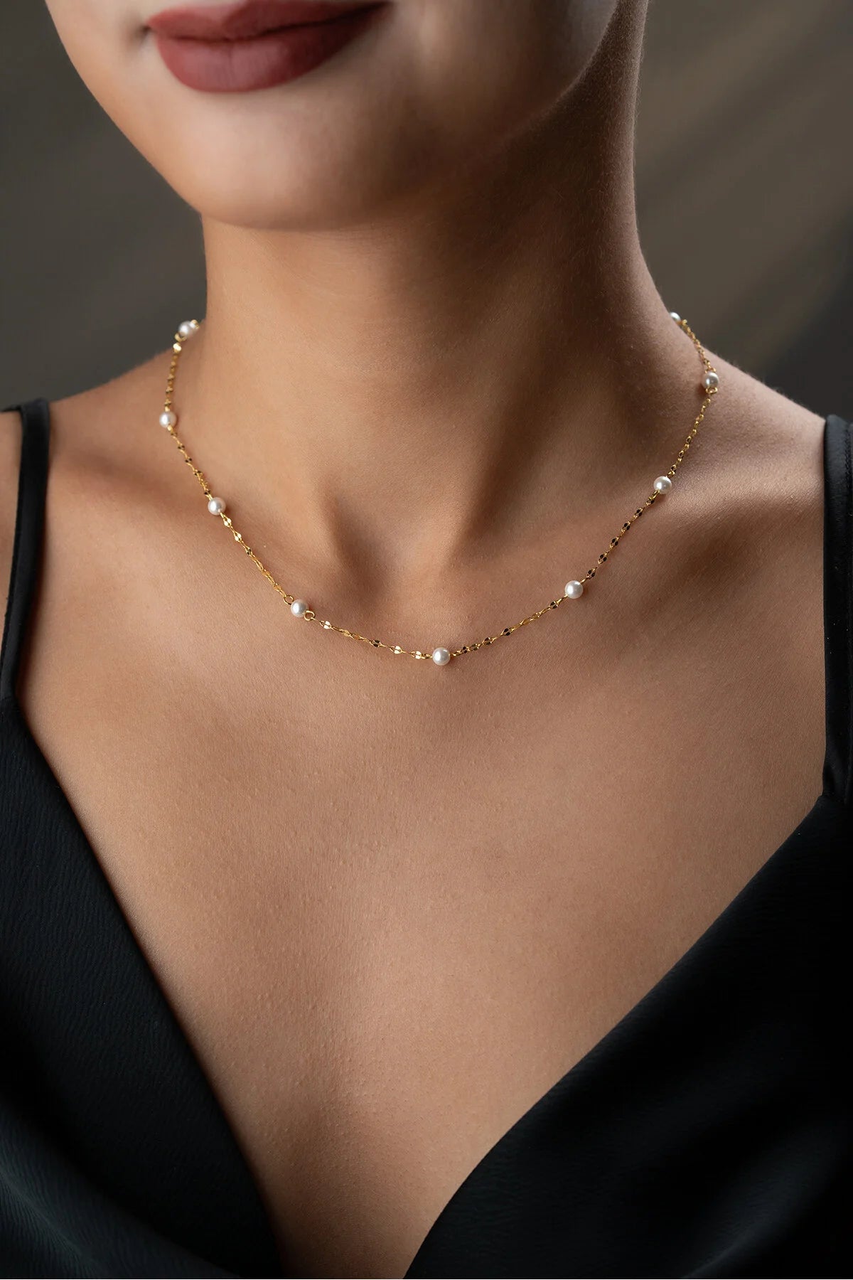 Elegantelijn - Perlenkette von 925 Silber