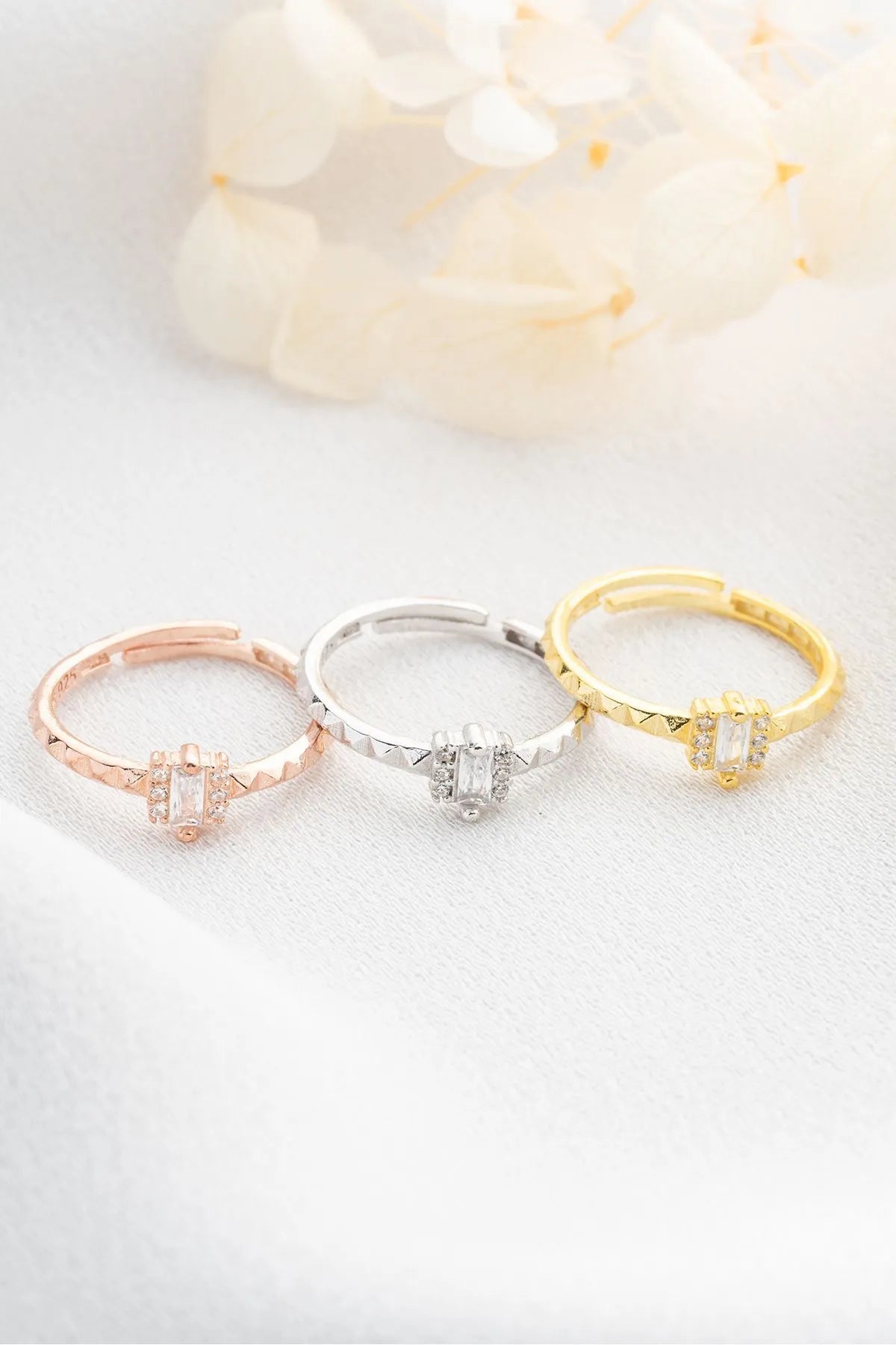 Baguette Zirkonia Ring – 925 Zilver