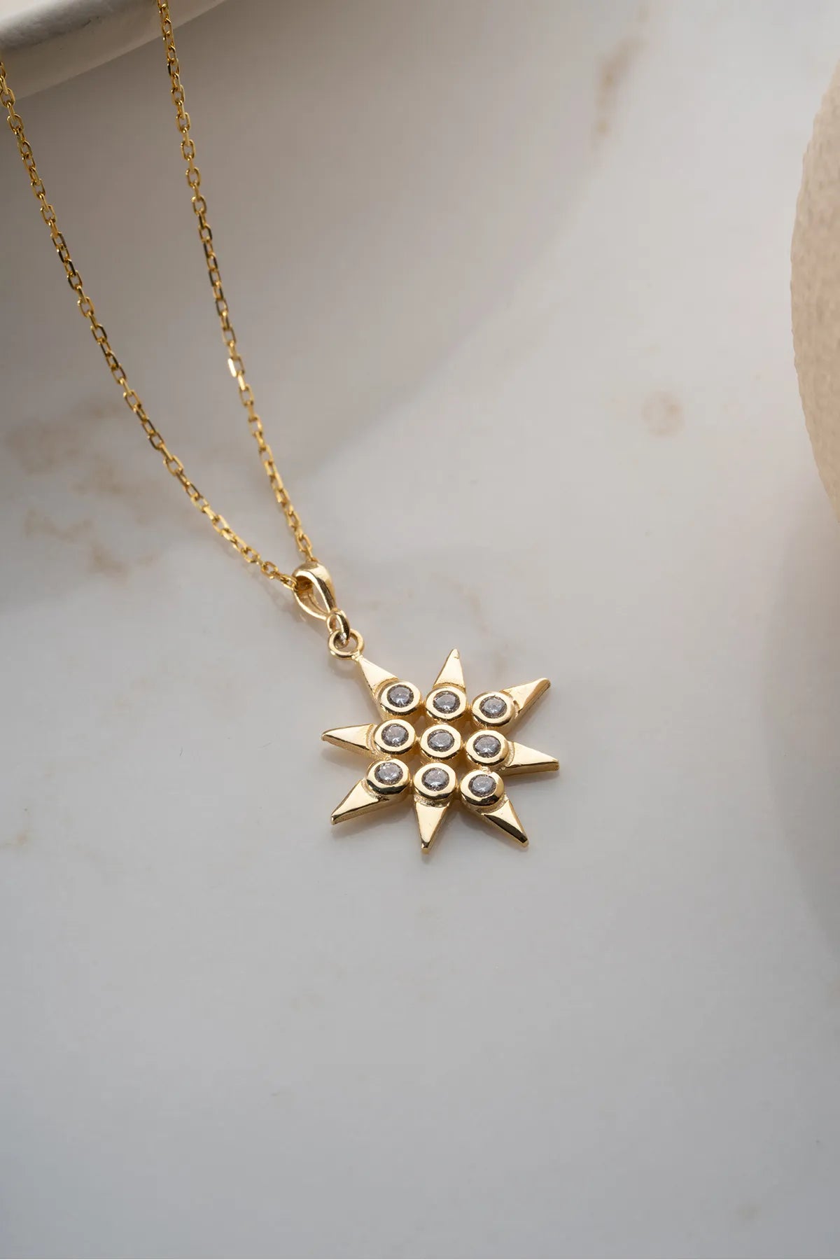 925 Zilveren Ketting met Ster Hanger