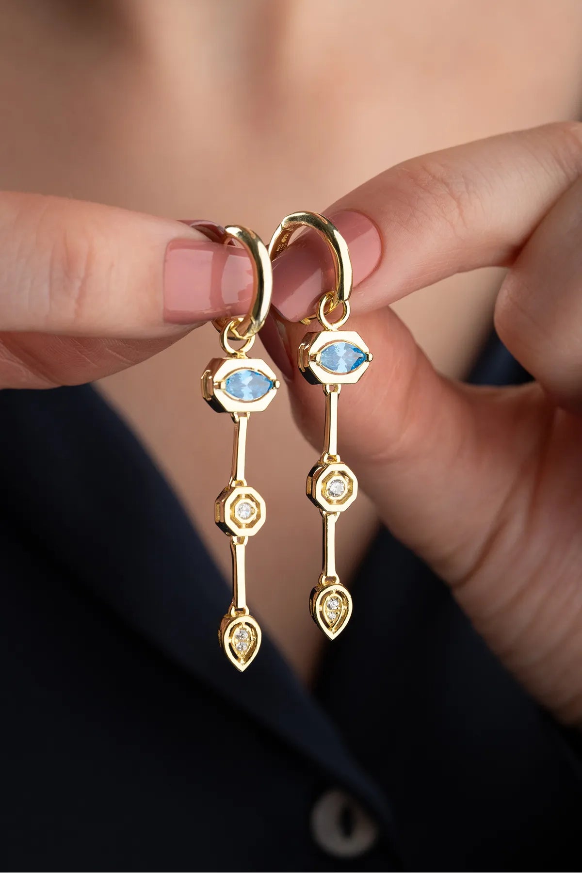 Serenay -Ohrringe von 925 Silber