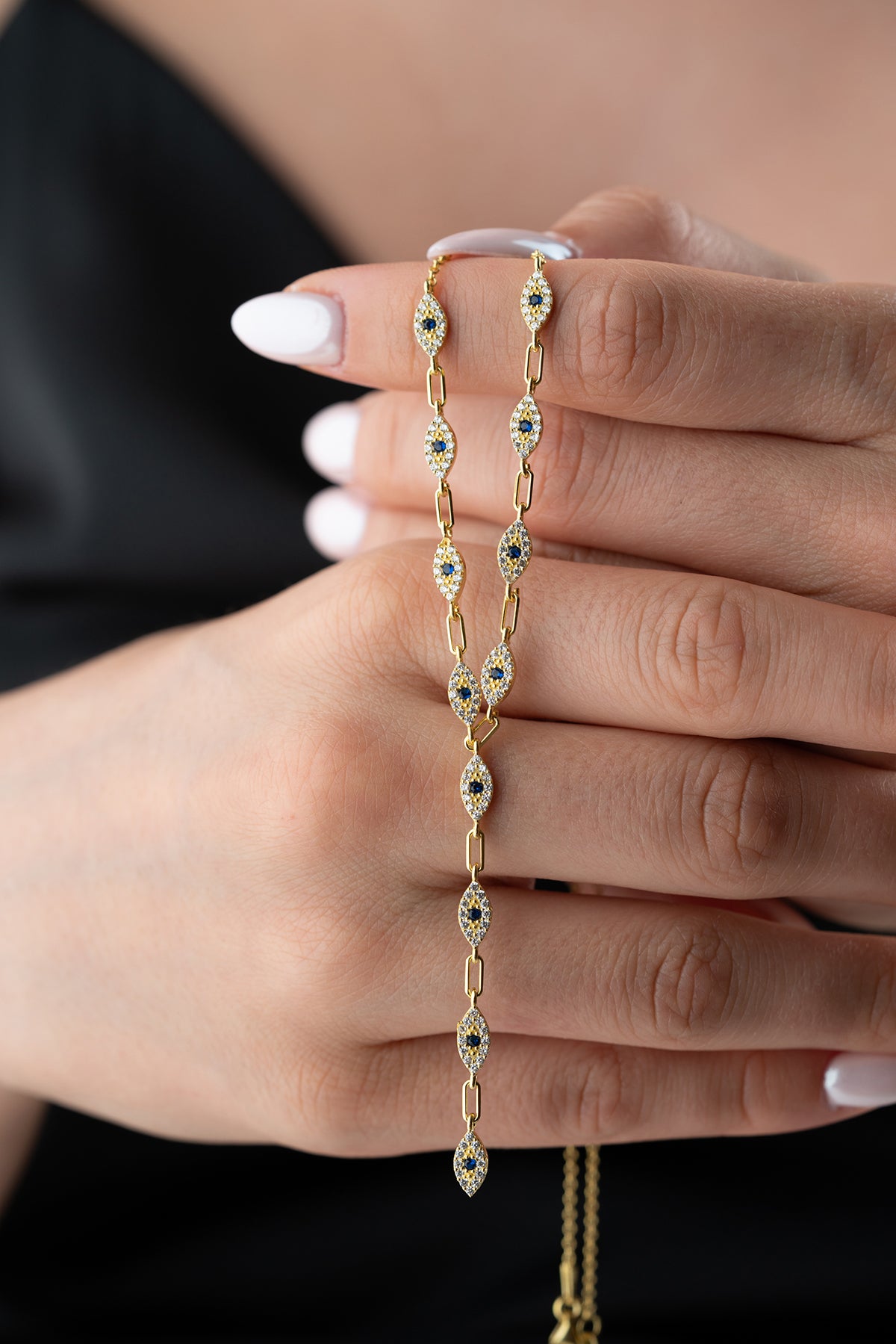 Serenay - Nazar Y Ketting – 925 Zilver