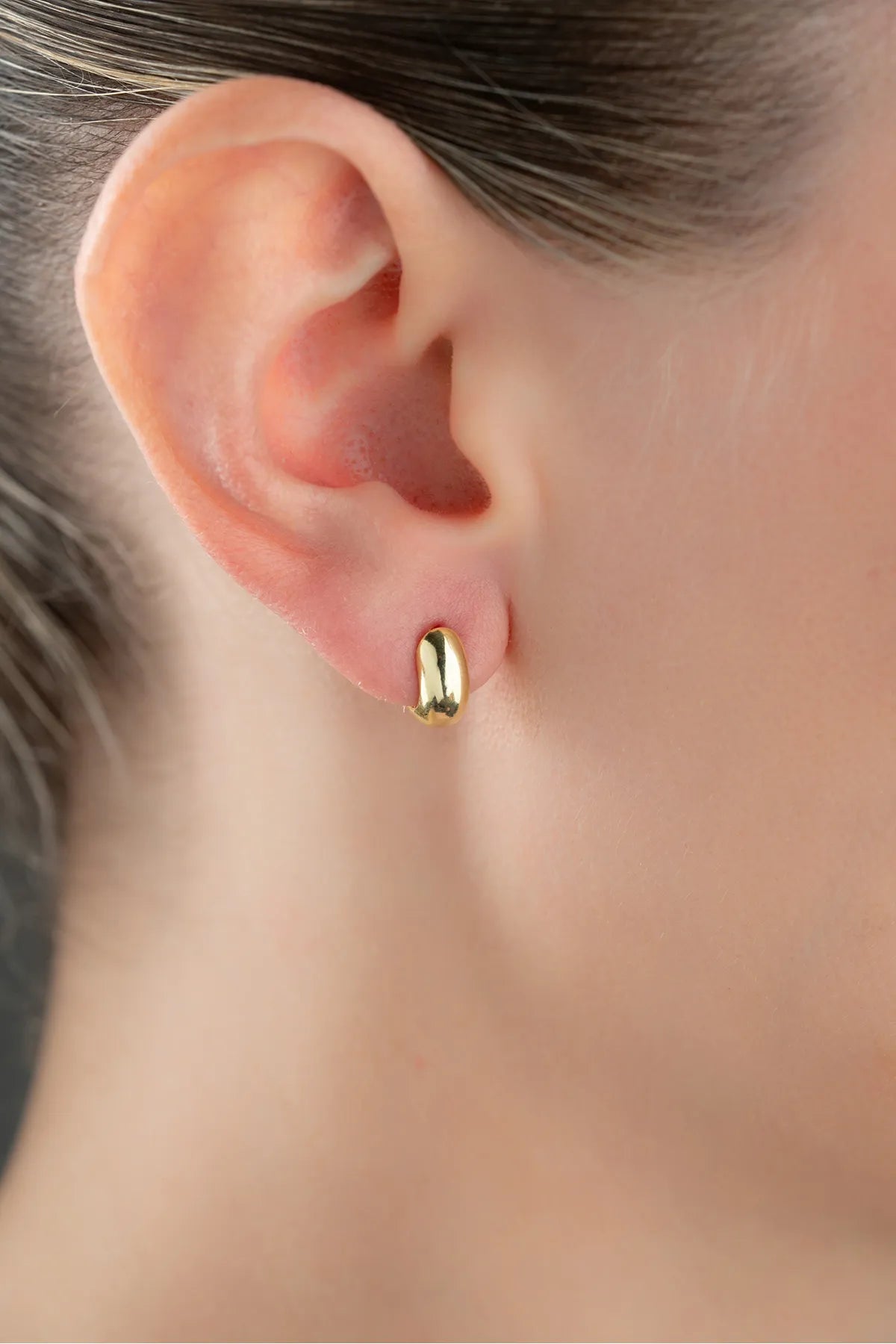 Minimalistische Oorringen | 925 Zilver Verguld