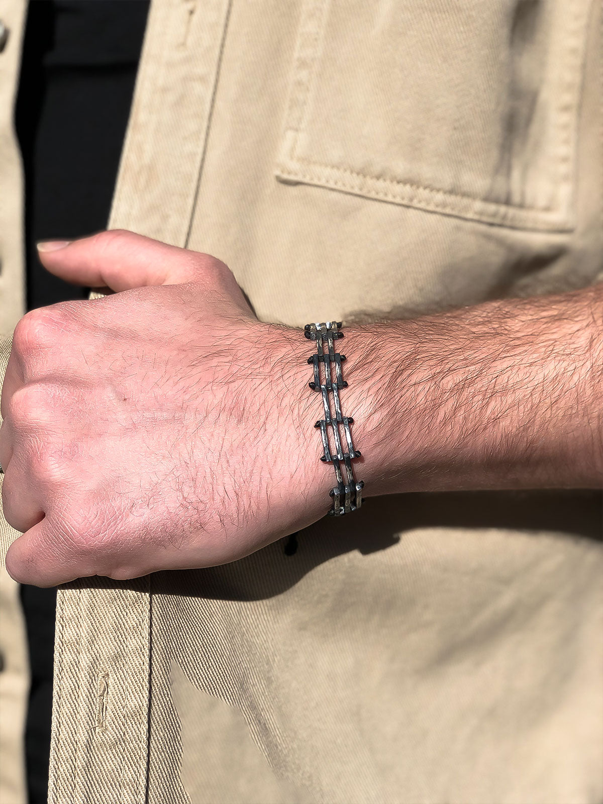 von LYDIAN Herrenarmband 925er Silber ARLB-05