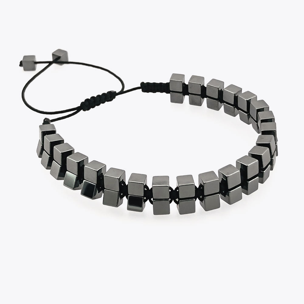 von LYDIAN Herrenarmband Hämatit ARLB-22