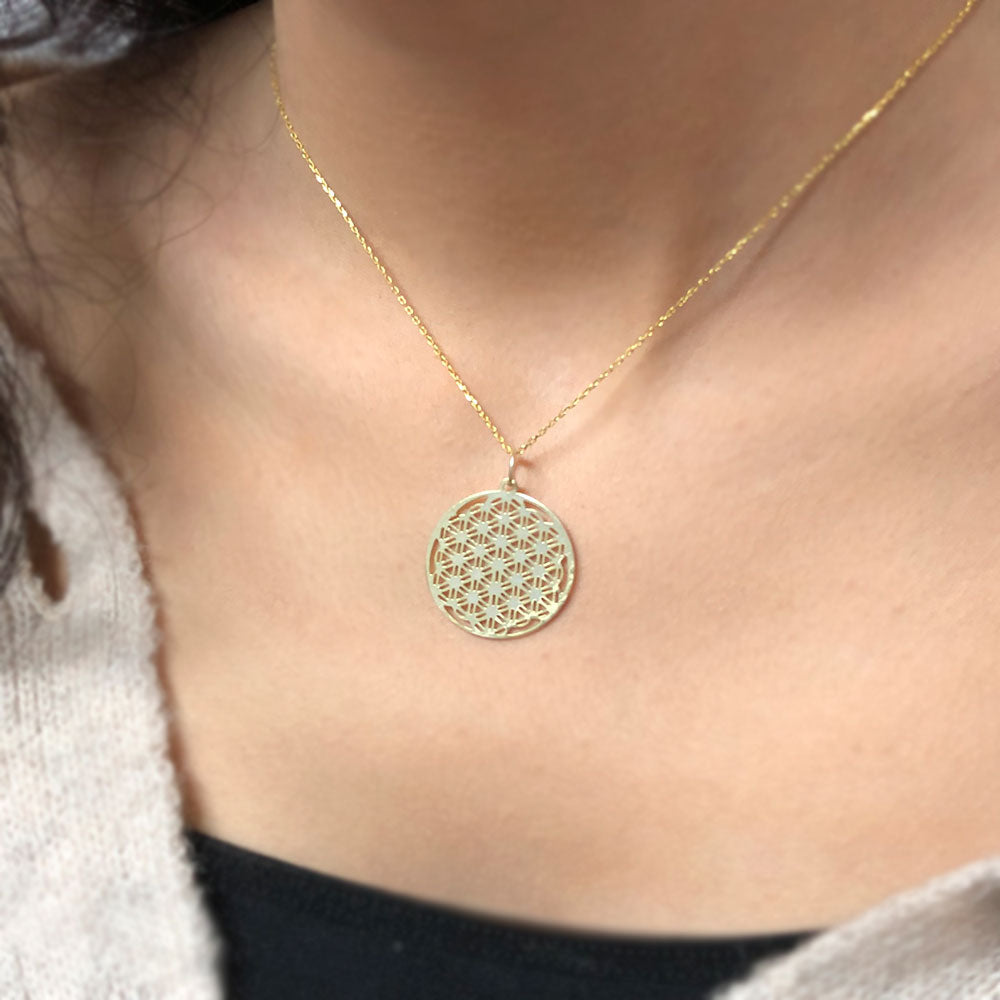 Bloem Van Het Leven Hanger En Ketting BLAR059