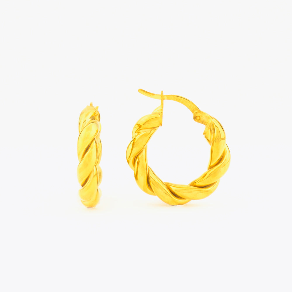 925 sterling zilveren oorbellen - 20 mm BLARW009