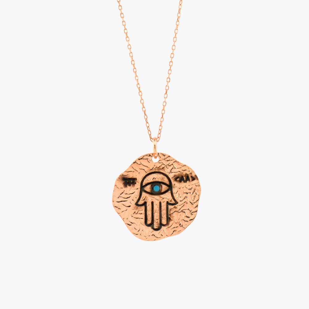 Hamsa-Hand-Halskette mit Anhänger