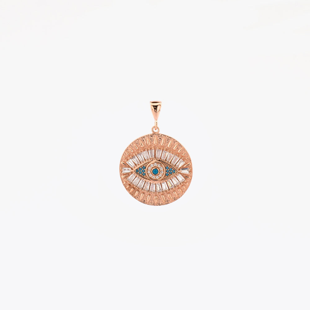 Boze Oog Medaillon - ketting hanger