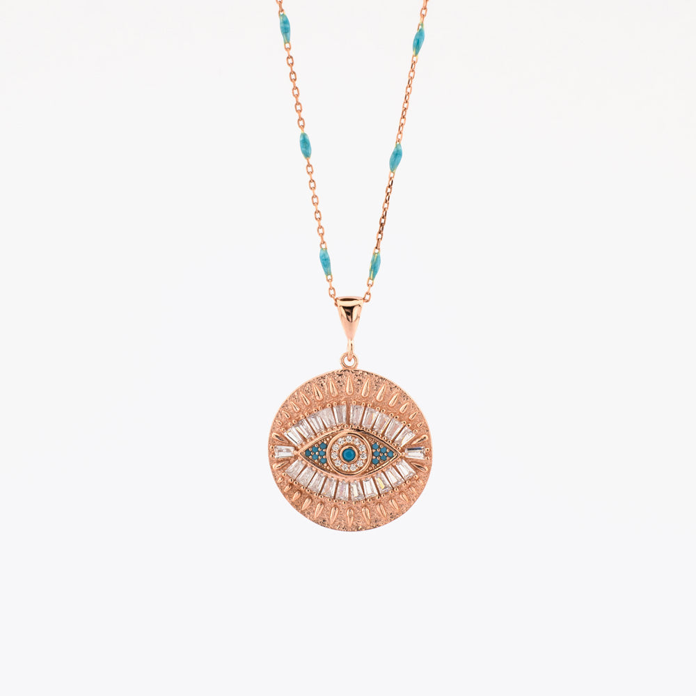 Boze Oog Medaillon - ketting hanger