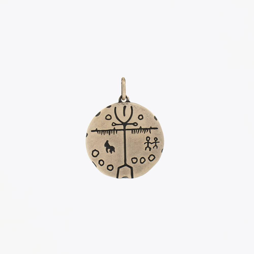 Zilveren ketting met hanger BLARY062