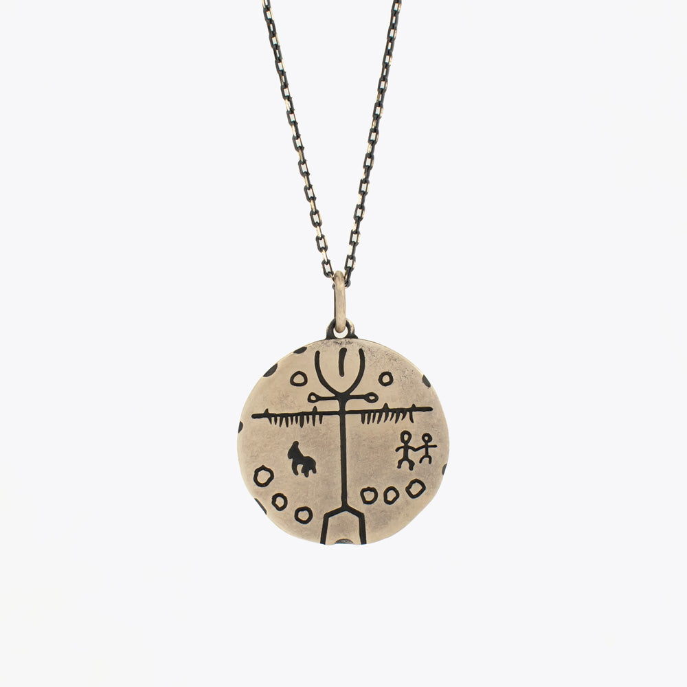 Zilveren ketting met hanger BLARY062