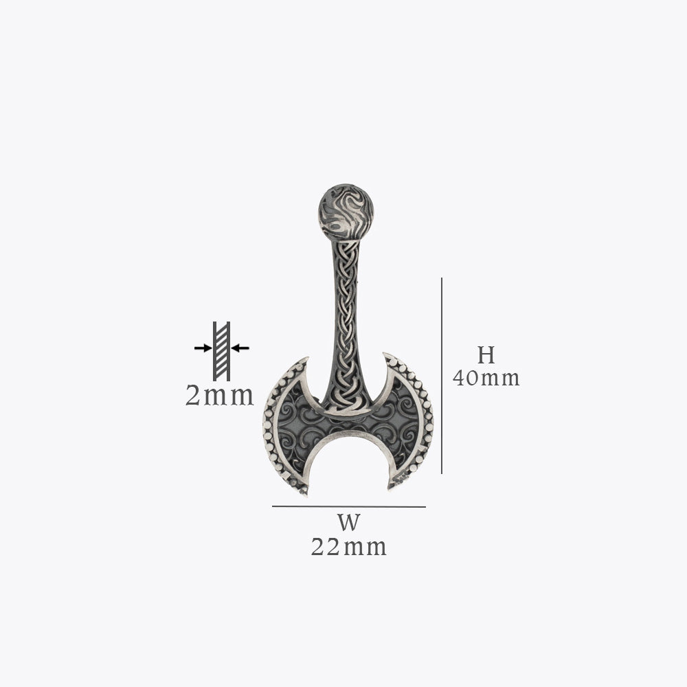 Zilveren ketting met hanger BLARY073