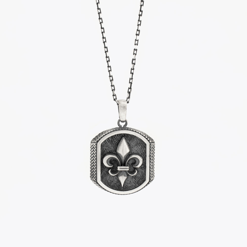 Zilveren ketting met hanger BLARY075