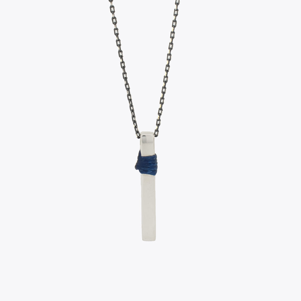 Zilveren 3D Gegraveerde Heren Ketting met Naam BLARY092