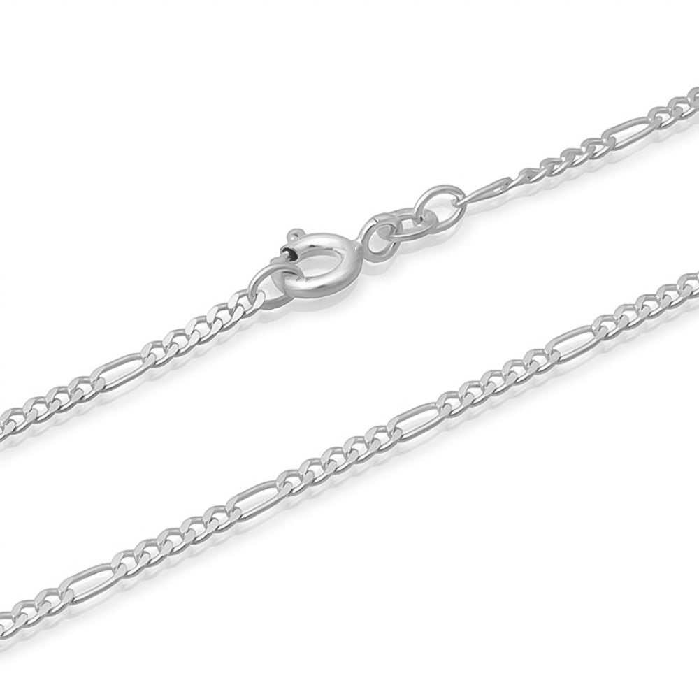 Silberne Figarokette 2,2 mm BLMN012