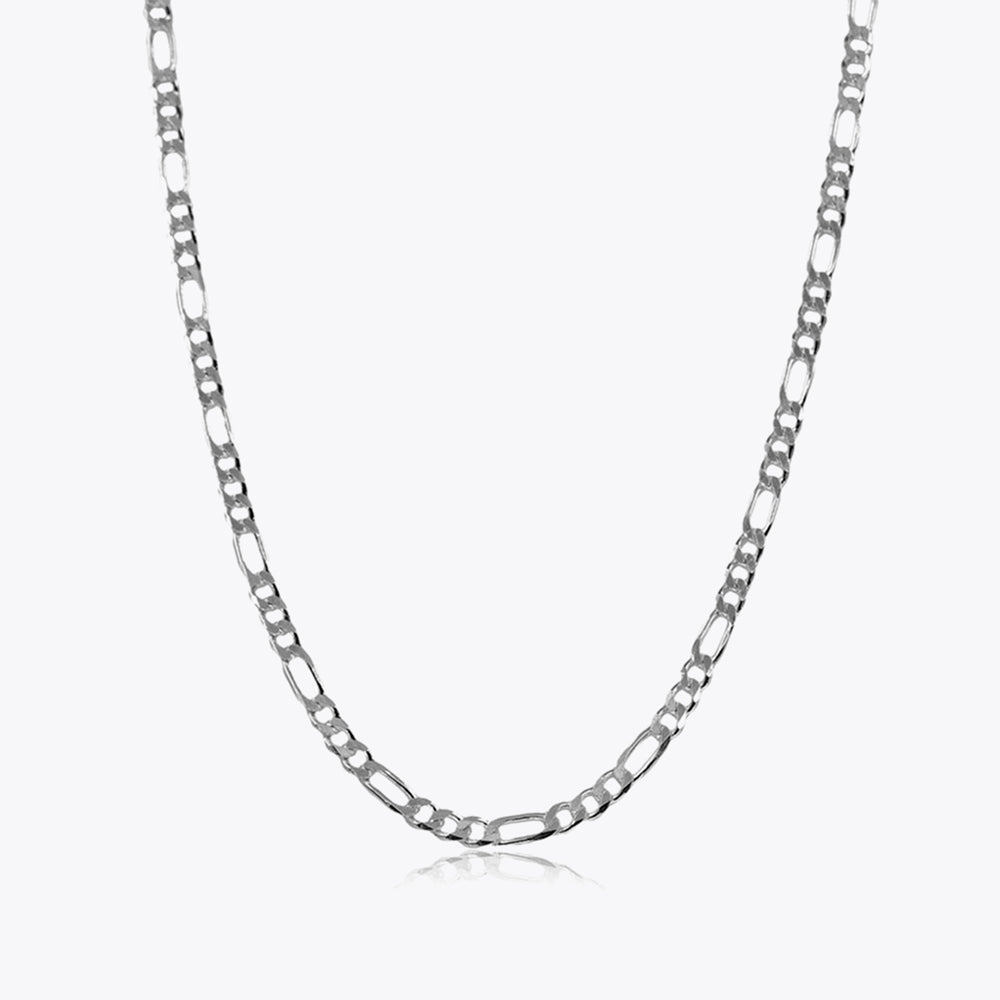 Silberne Figarokette 5,5 mm BLMN009