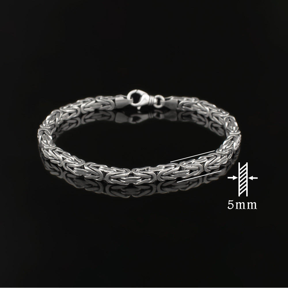 Silbernes Herrenarmband King Link BLMN003-B