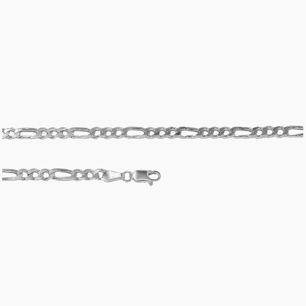 Silberne Figarokette 2,2 mm BLMN012