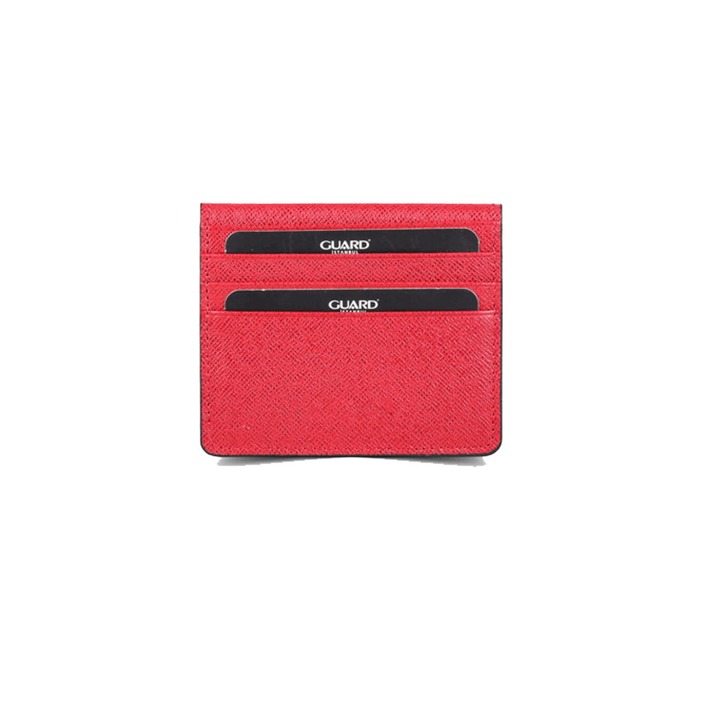 Kartenetui aus rotem Leder LWG5239-KZ
