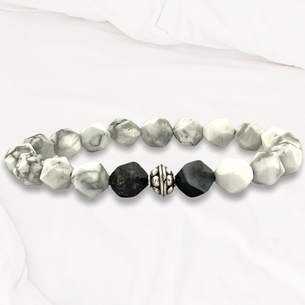 Kralen Armband Howlite NLTB2203