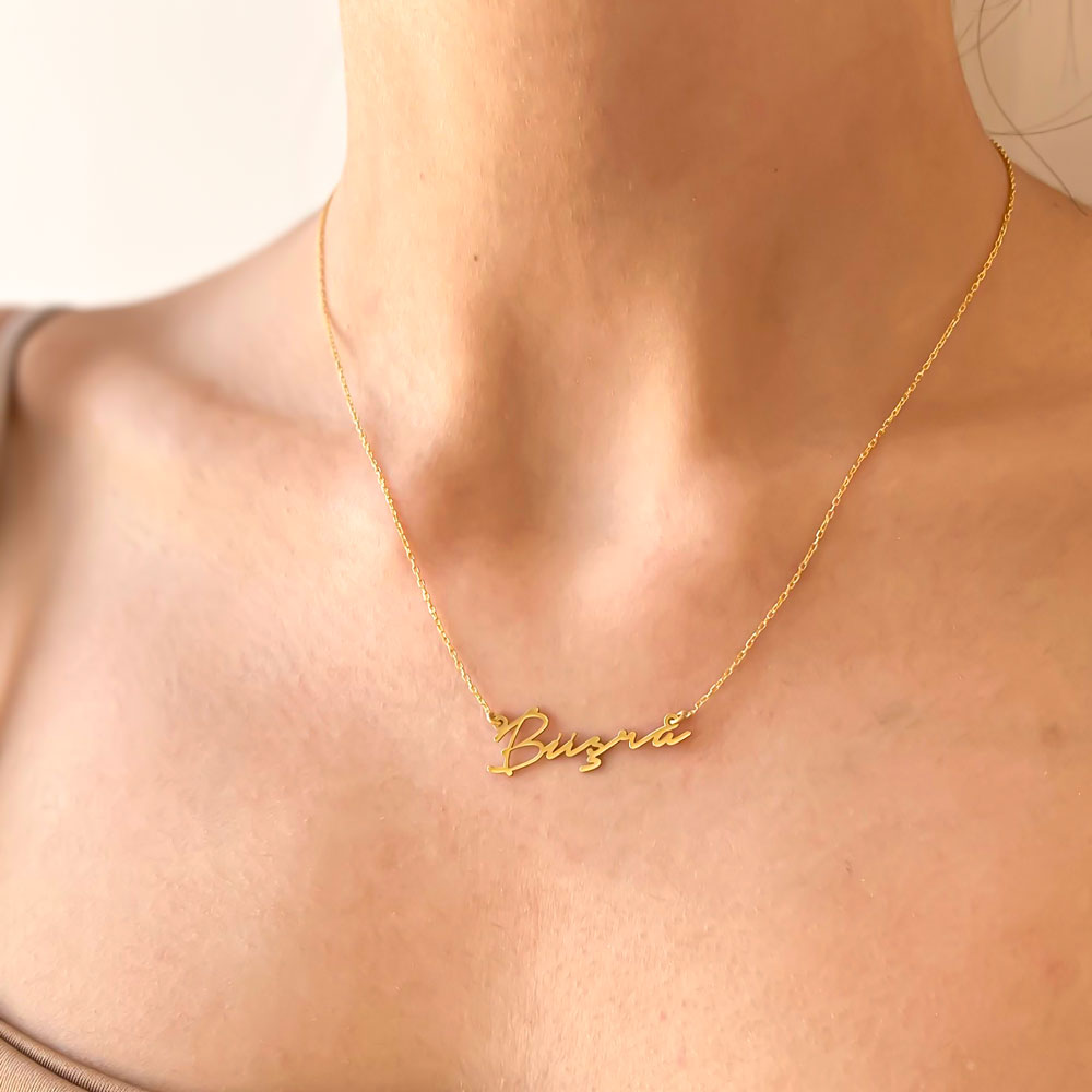Naamketting in Sterling Zilver PNC002