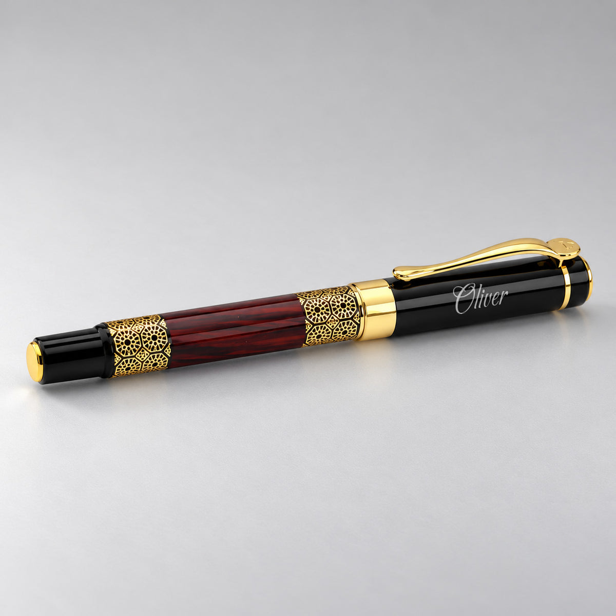 Personalisierter Stift – Schreibset mit gravierter Holzbox
