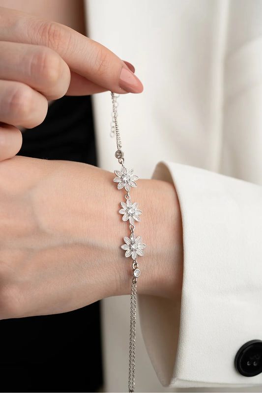 Lotus Glow Armband - 925 Silber - Bylydian