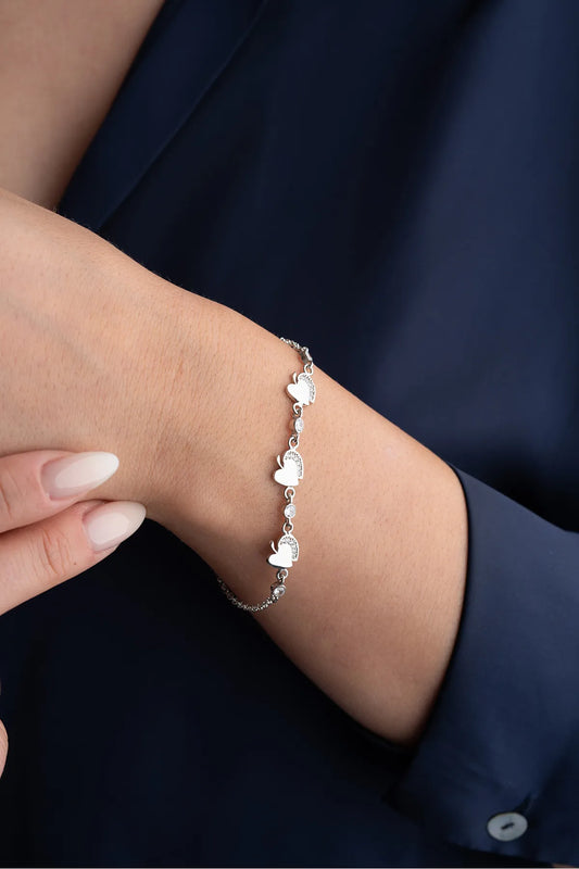 Schatz Apfelarmband- 925 Silber-Byylydian