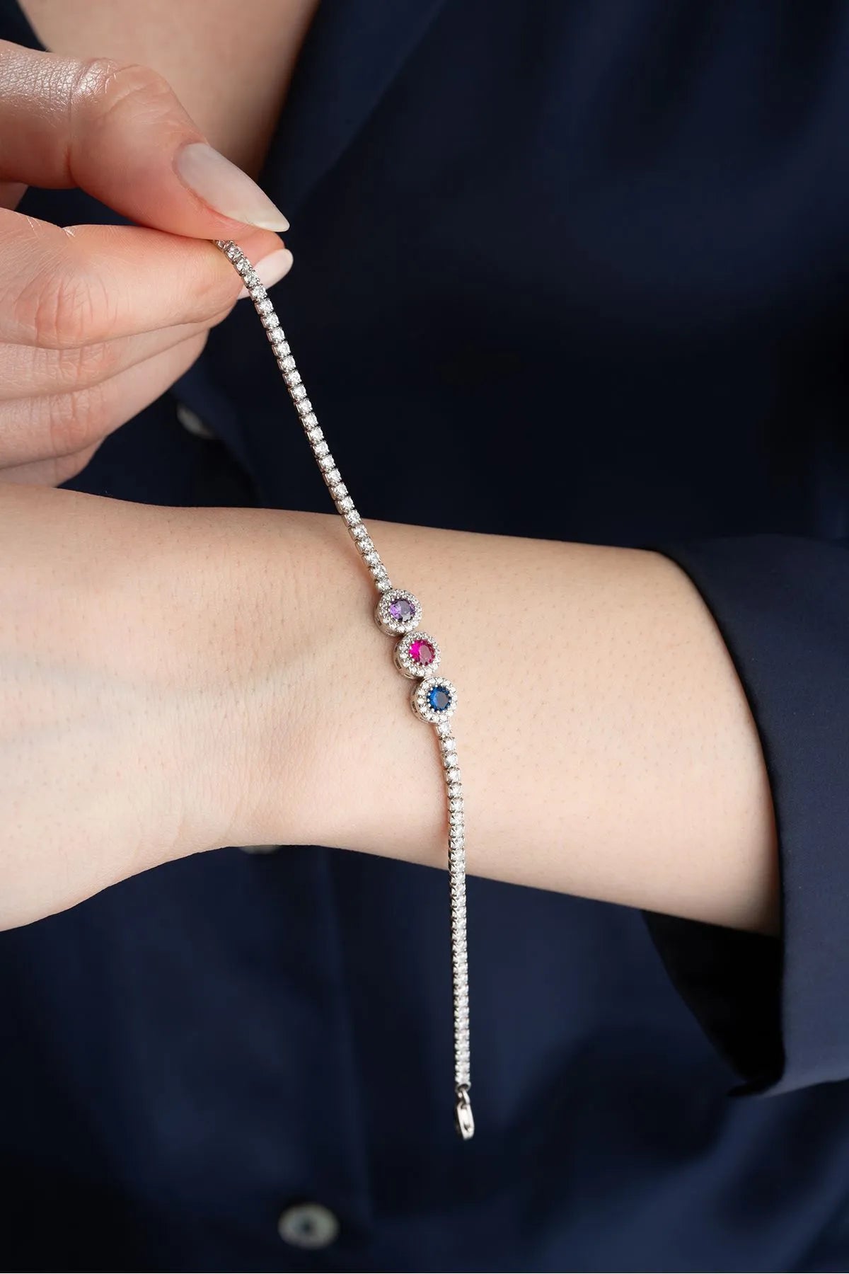 Trinity Spark Armband - 925 Silber