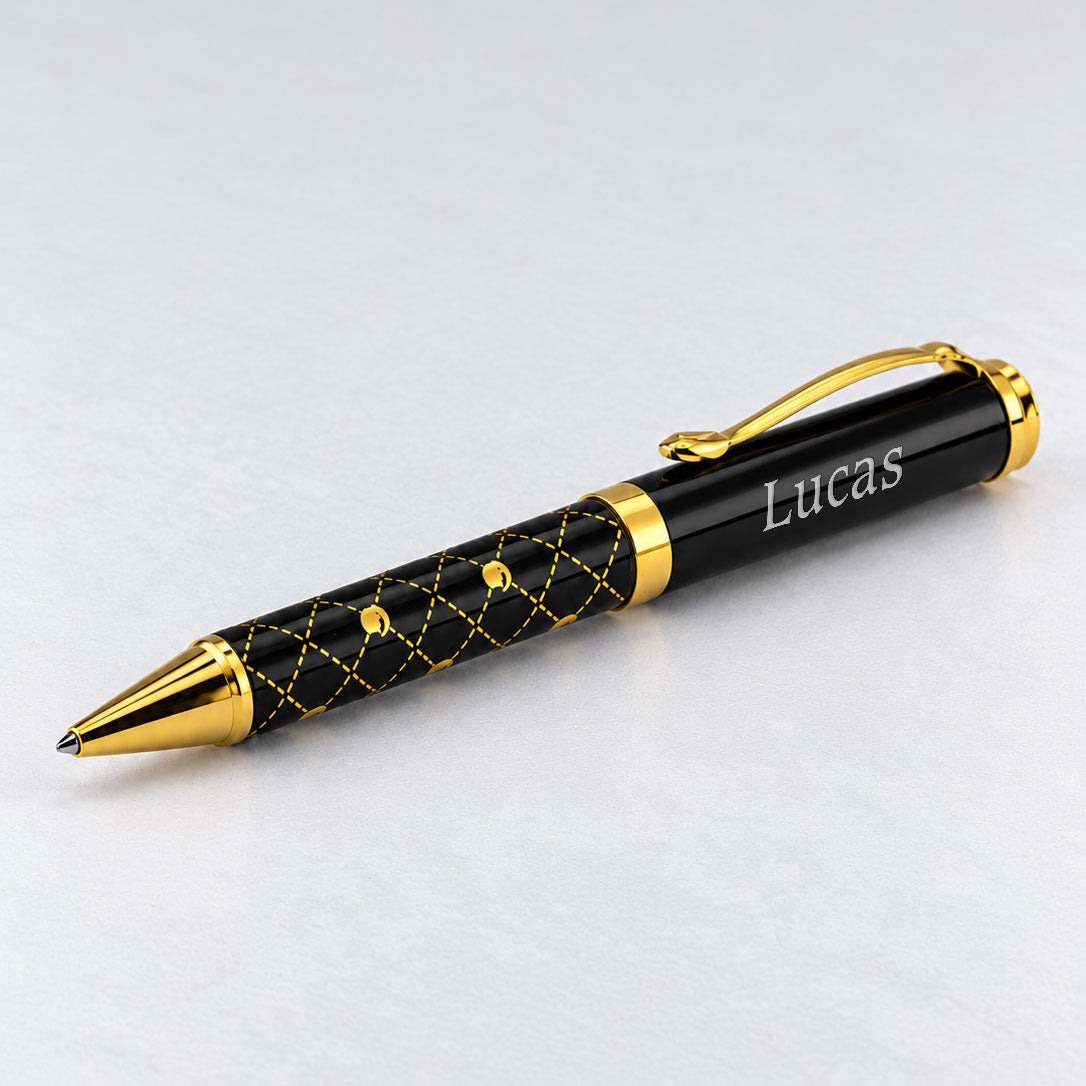 Personalisierter Stift mit gravierter Holz-Geschenkbox
