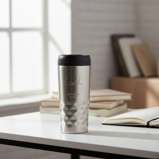 300-ml-Thermosbecher mit grafischem Motiv und Text -G4