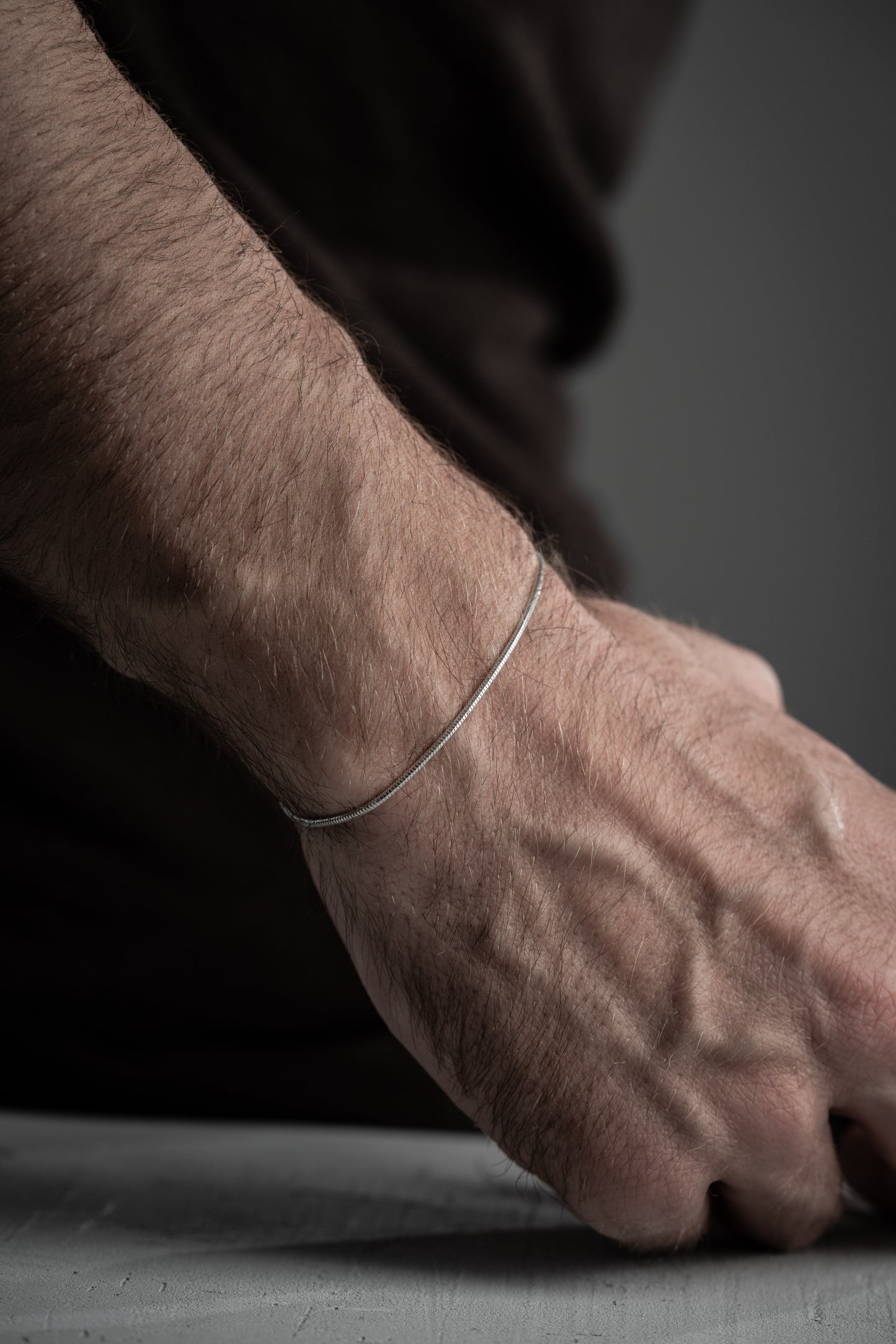Fijne Snake Chain Armband van 925 Sterling Zilver