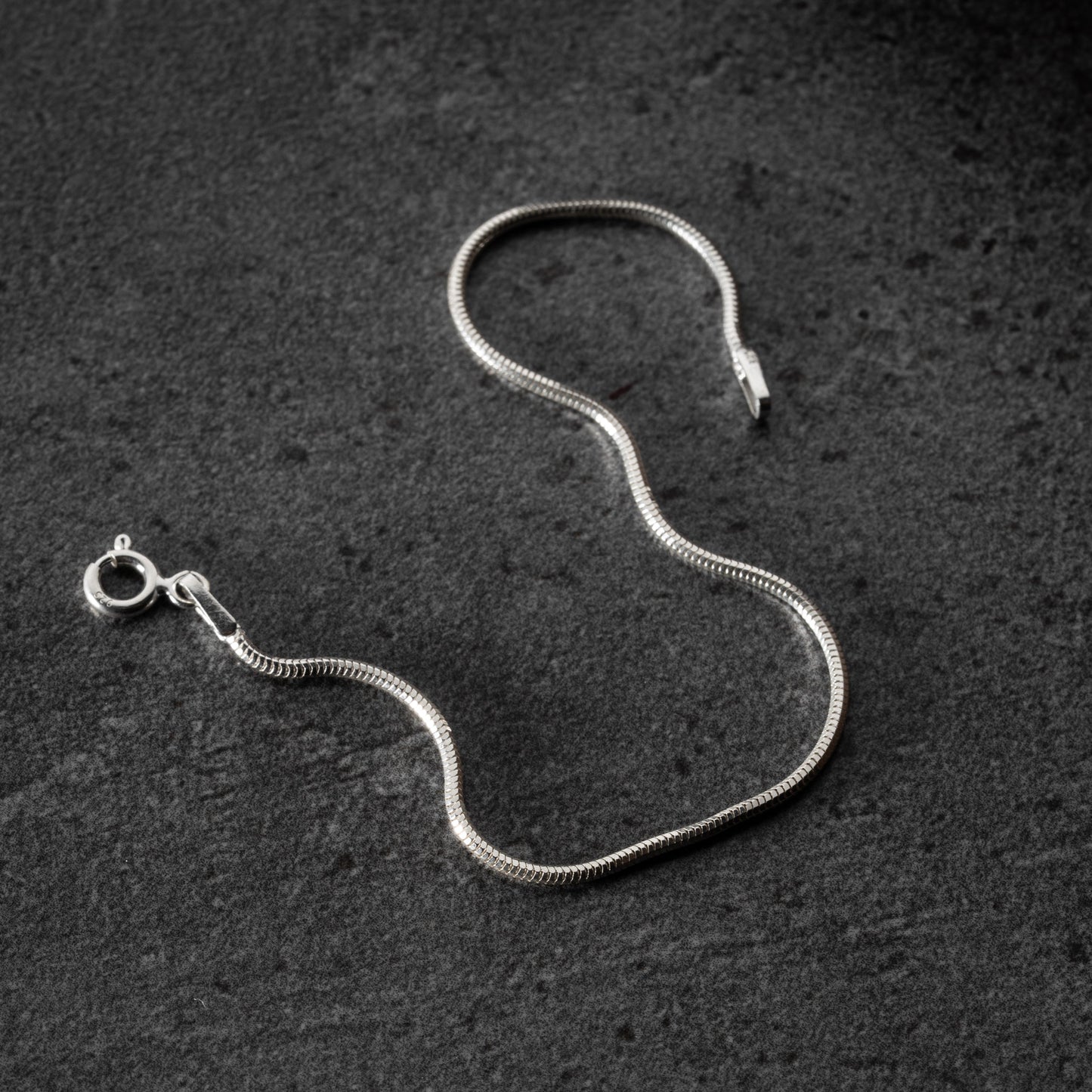 Fijne Snake Chain Armband van 925 Sterling Zilver