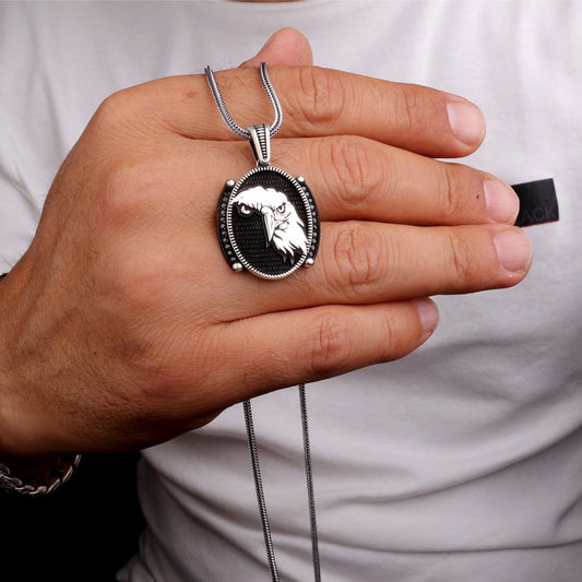 925 Zilver Herenketting met Adelaar