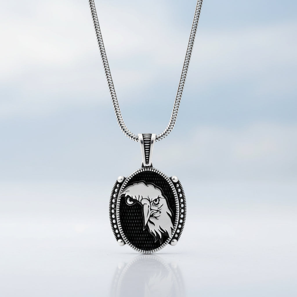 925 Zilver Herenketting met Adelaar