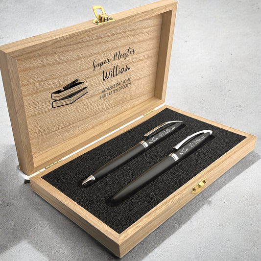 Personalisiertes Stiftset – Schreibset mit Box BLP2116S