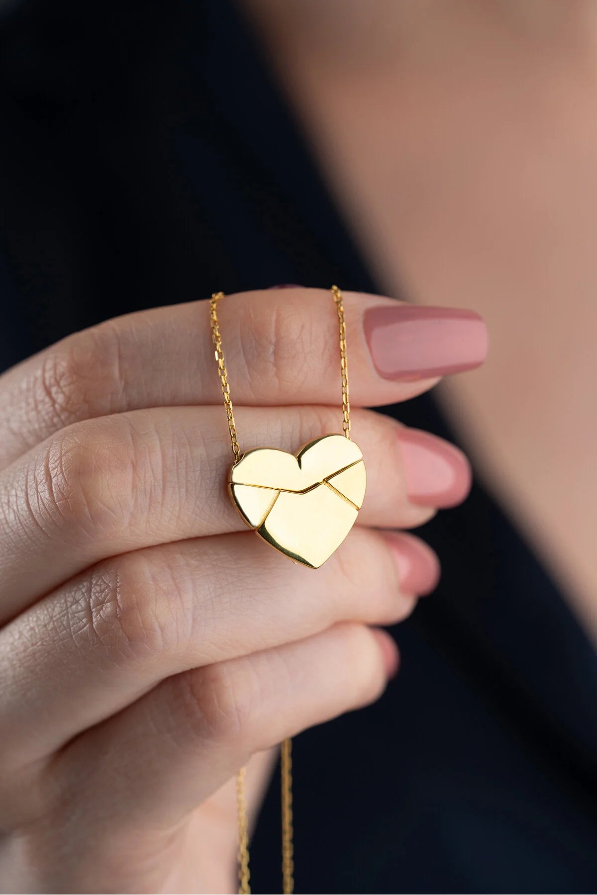 925 Zilver Hart Naamketting