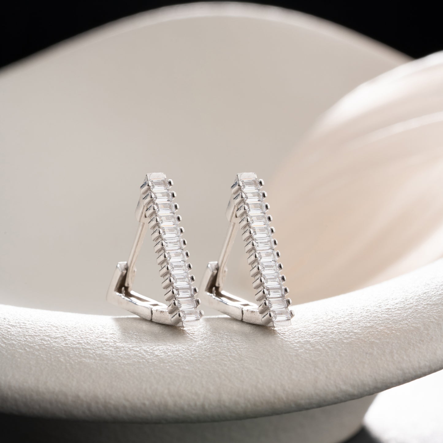 LUMI Baguette Oorbellen | 925 Zilver