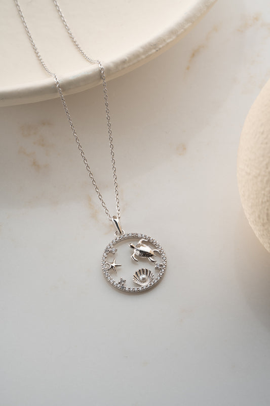 925 Sterling Zilveren Schildpad Ketting