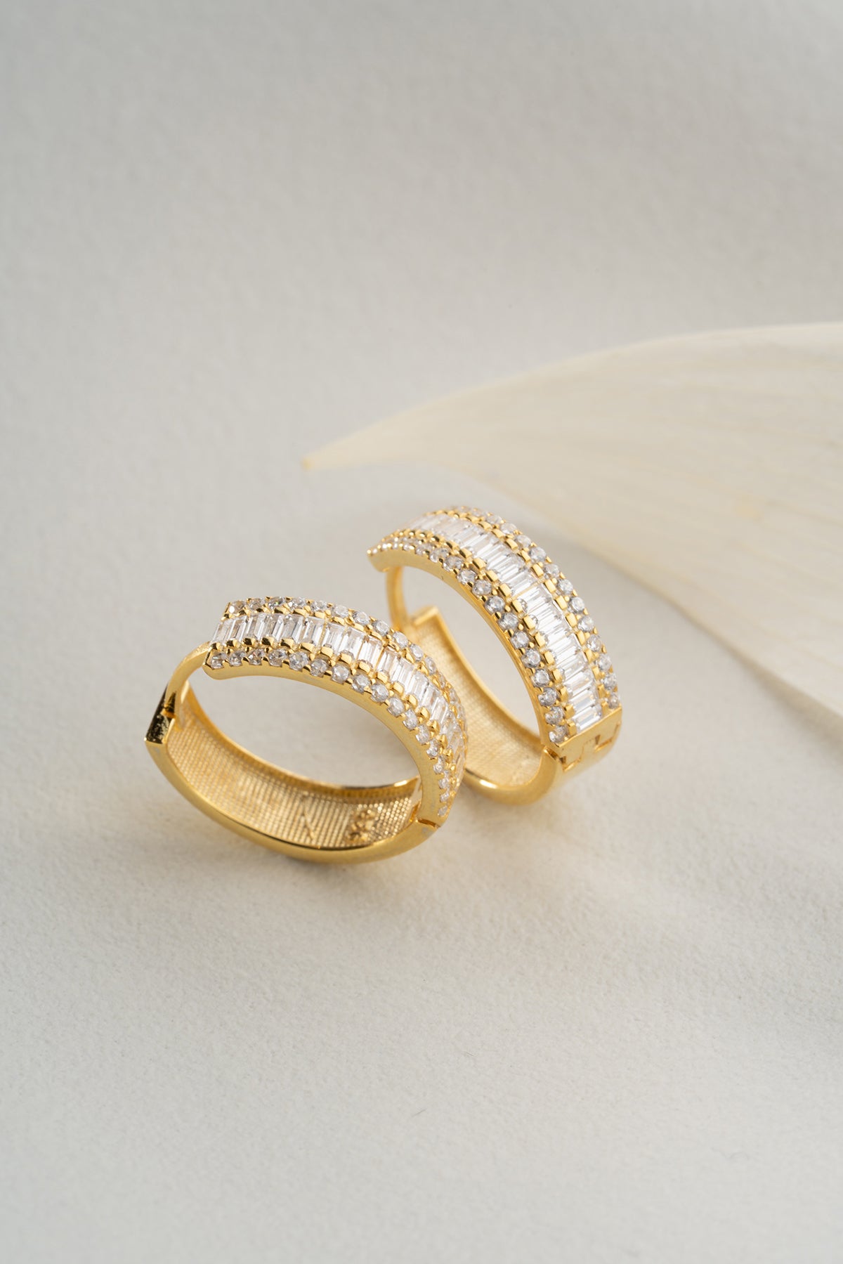 Baguette Glow - Elegante Ohrringe mit Baguette Stones