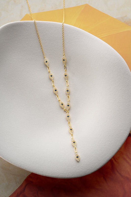 Serenay - Nazar Y Ketting – 925 Zilver