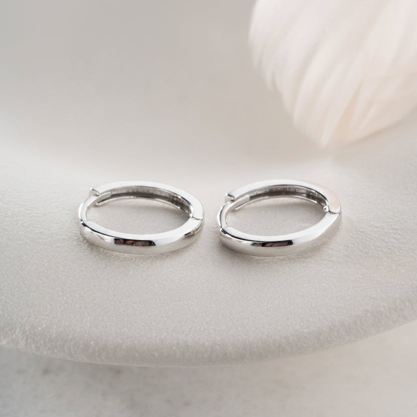 Minimalistische Creolen 925 Zilver