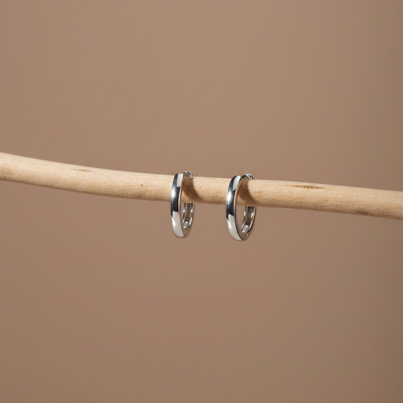 Minimalistische Creolen 925 Zilver