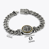 925 Sterling Zilver Chain Armband 10,5 mm ORTBS001
